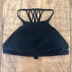 ❌SOLD❌ Lululemon Swim Bikini Top Black Cross Back